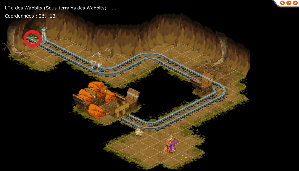 Dofus Retro Château Wa Wabbit, comment y accéder, quel est le chemin pour la panoplie avec les